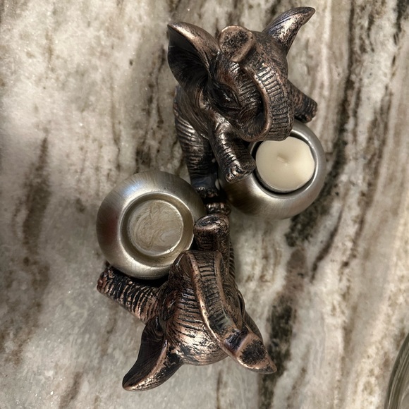 Elephant T-Light Candle Holders - Picture 5 of 5